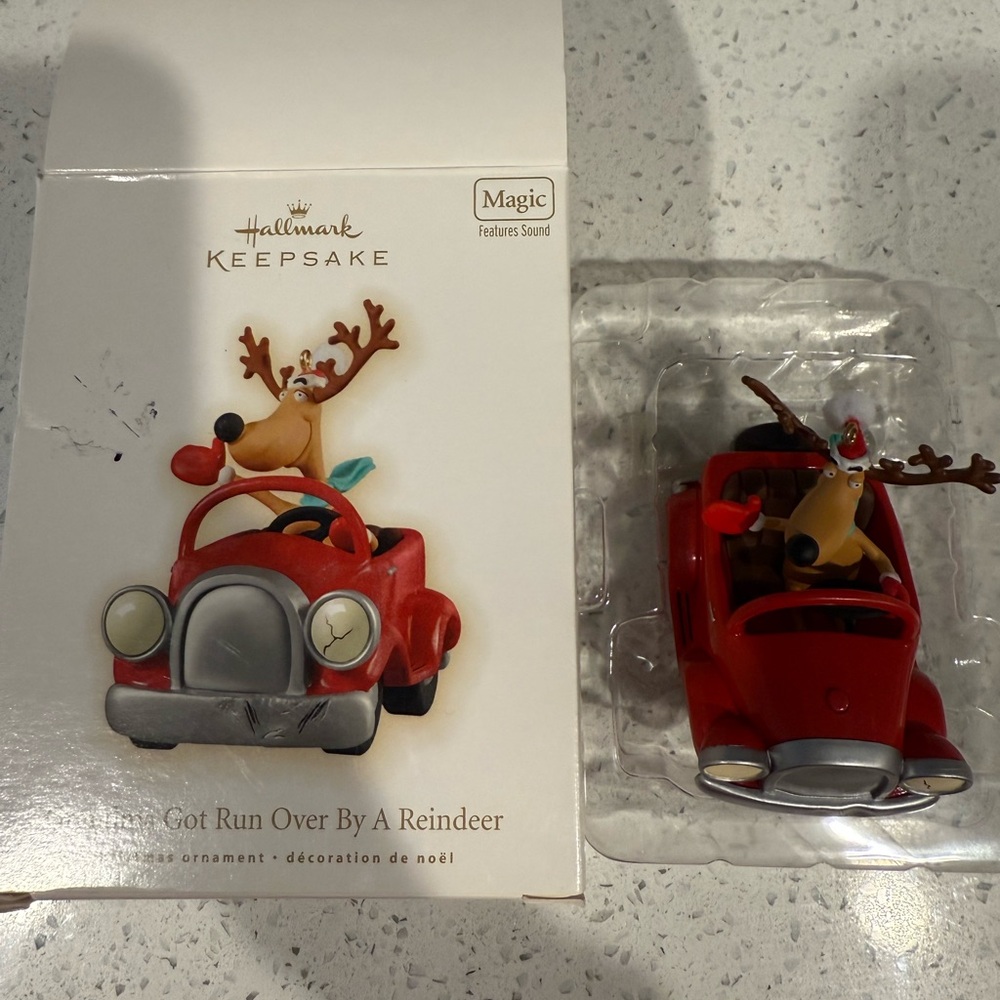 Hallmark Keepsake “Grandma Got Run Over By A Reindeer” Ornament
